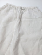 HERNI  エルニ  ペチ パンツ ワイド  生成り 【中古】