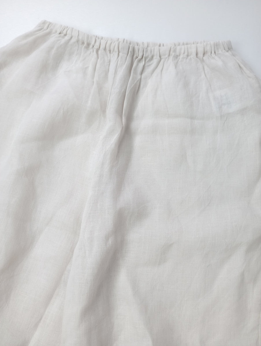 HERNI  エルニ  ペチ パンツ ワイド  生成り 【中古】