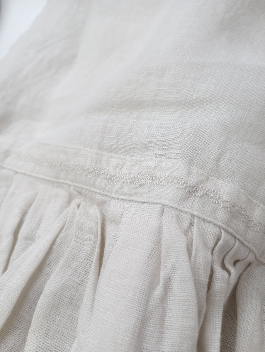 HERNI  エルニ  ペチ パンツ ワイド  生成り 【中古】
