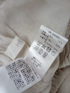 HERNI  エルニ  ペチ パンツ ワイド  生成り 【中古】