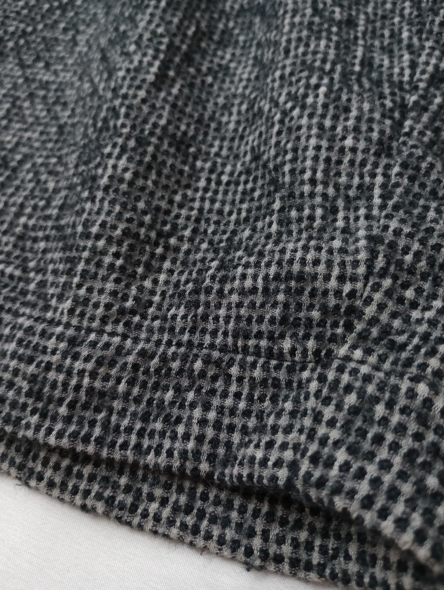 prit プリット コットン ウール サルエル イージーパンツ 白黒  【中古】