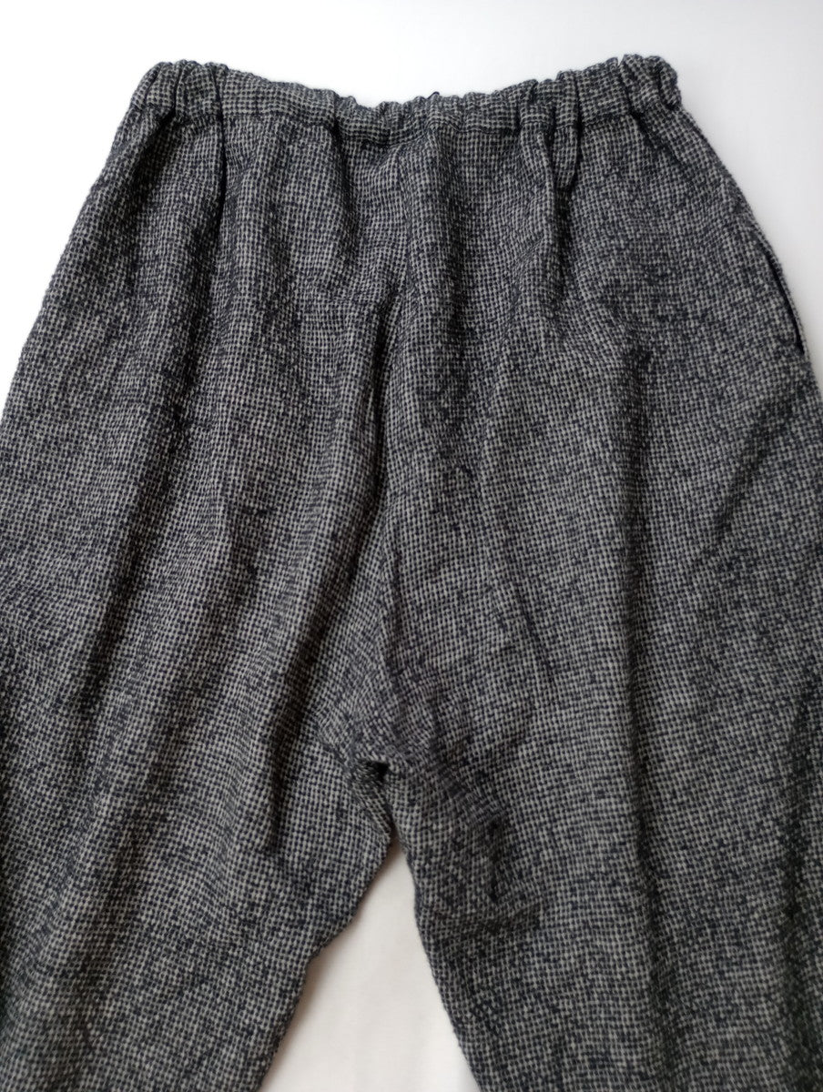 prit プリット コットン ウール サルエル イージーパンツ 白黒  【中古】