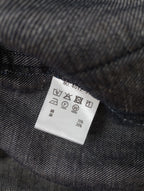 TRAVAIL MANUELトラヴァイユマニュアル コットン リネン デニム ユニティ ジャケット ネイビー M 【中古】