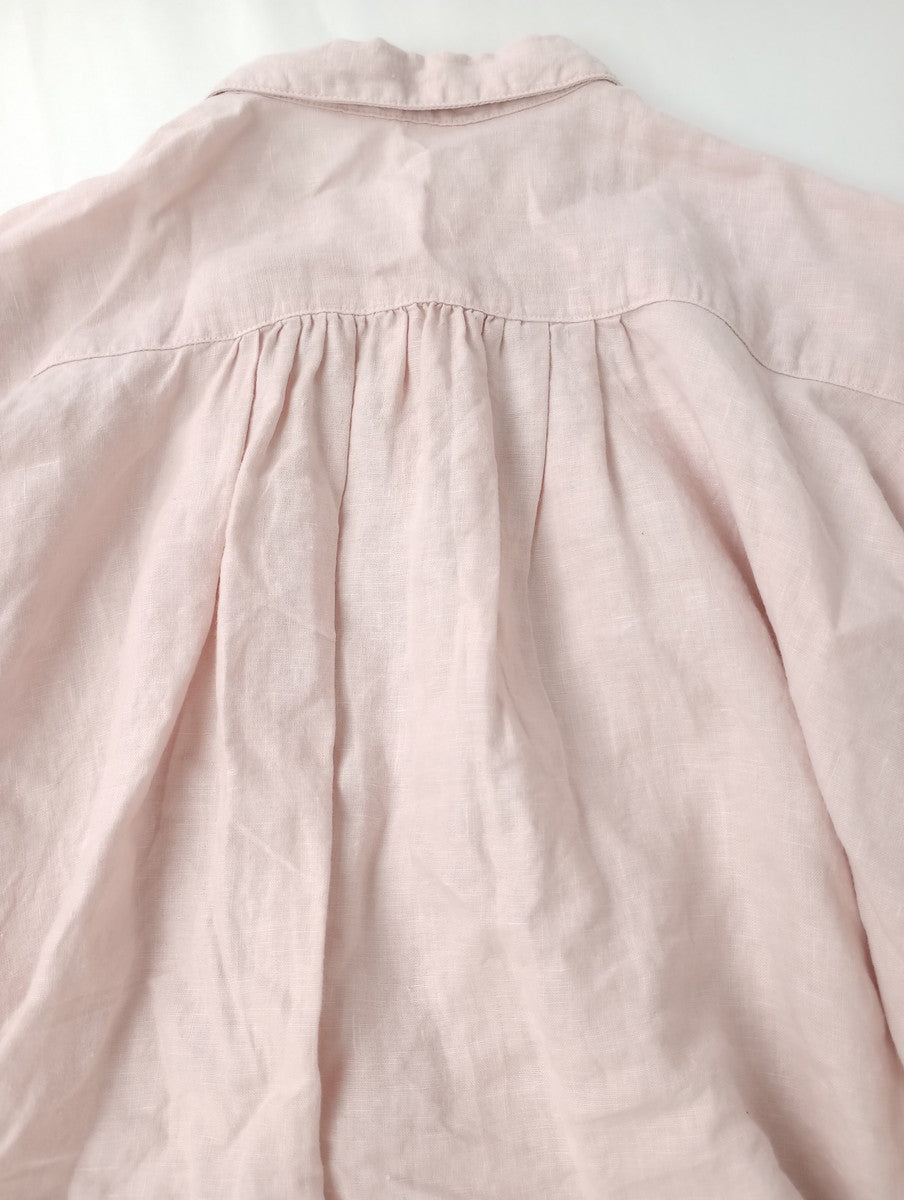 nest Robe ネストローブ リネン パフィー ブラウス  サクラ染め  トップス 【中古】