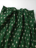 R&D.M.Co- オールドマンズテーラー ARTICHOKE  STRING  SKIRT アーティチョーク スカート グリーン【中古】