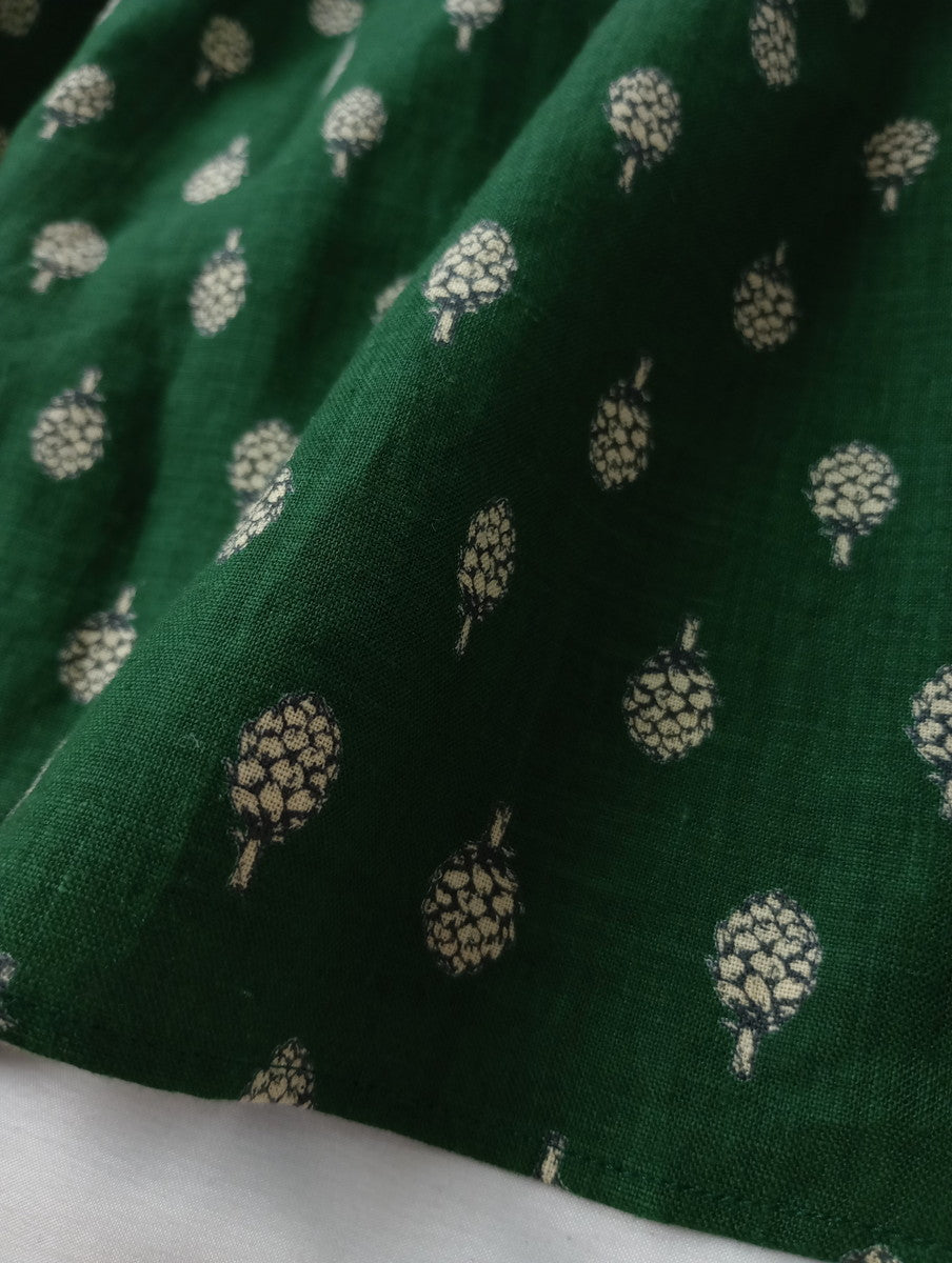 R&D.M.Co- オールドマンズテーラー ARTICHOKE  STRING  SKIRT アーティチョーク スカート グリーン【中古】