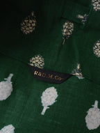 R&D.M.Co- オールドマンズテーラー ARTICHOKE  STRING  SKIRT アーティチョーク スカート グリーン【中古】