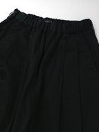 TRAVAIL MANUELトラヴァイユマニュアル コンパクトチノ 2タックワイドPTS パンツ 黒 ブラック  M 【中古】