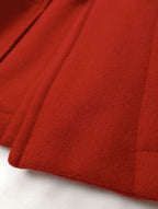 CHARPENTIER DE VAISSEAU シャルパンテイエ ドゥ ヴェッソ London Tradition Trisha Shawl Short Coat ダッフル ショート コート 赤 1(14M＋1071)【中古】