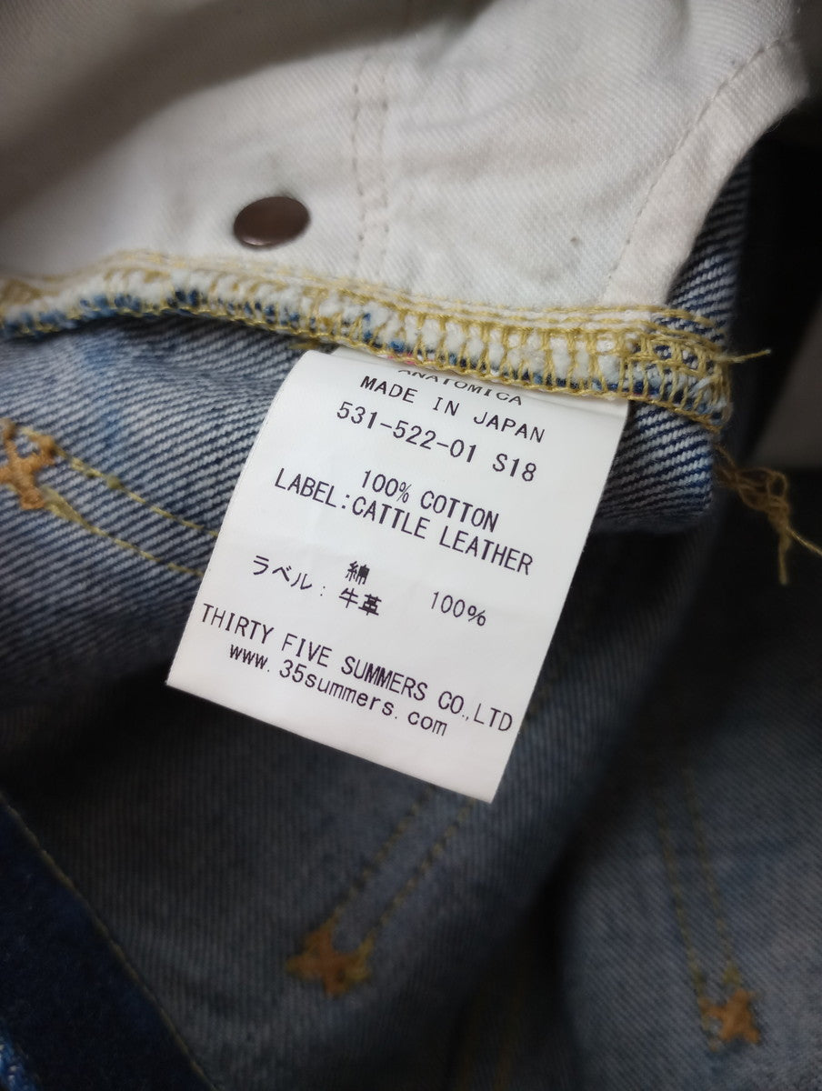 ANATOMICA アナトミカ 618 MARILYN 2 マリリン2 デニム パンツ ネイビー  ブルー  28 【中古】