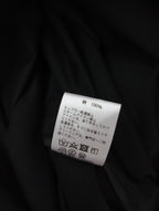 TICCA ティッカ スーピマ コットン  Vネック ボックス  ロング ワンピース 黒 ブラック 【中古】