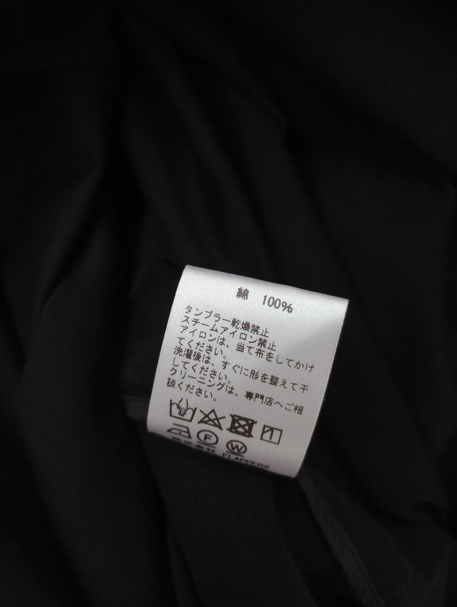 TICCA ティッカ スーピマ コットン  Vネック ボックス  ロング ワンピース 黒 ブラック 【中古】