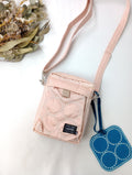 mina perhonen × PORTER ミナペルホネン ポーター tambourine VERTICALSHOULDERBAG タンバリンショルダーバッグ ピンク 【中古】