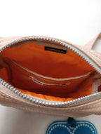 mina perhonen × PORTER ミナペルホネン ポーター tambourine VERTICALSHOULDERBAG タンバリンショルダーバッグ ピンク 【中古】