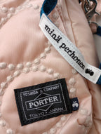 mina perhonen × PORTER ミナペルホネン ポーター tambourine VERTICALSHOULDERBAG タンバリンショルダーバッグ ピンク 【中古】