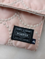 mina perhonen × PORTER ミナペルホネン ポーター tambourine    タンバリン ロング ウォレット  ショルダー バッグ ピンク 【中古】