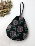mina perhonen   ミナペルホネン  yula drop bag  巾着  バッグ 【中古】