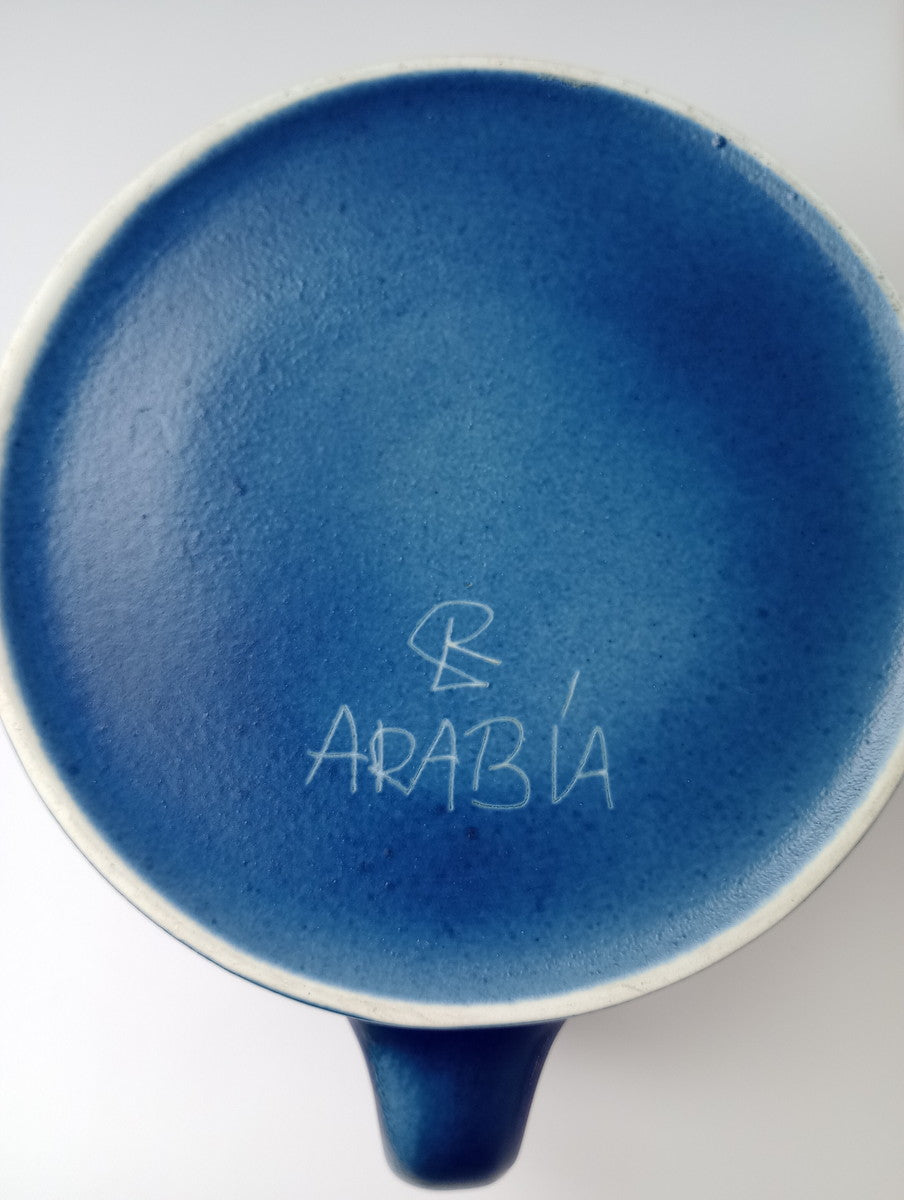 ARABIA  アラビア ビンテージ  ヴィンテージ  ポット ブルー 【中古】