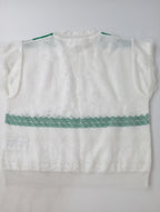 Mame Kurogouchi マメ クロゴウチ Cocoon Layered Knit Tops コクーンレイヤードニット トップス 2  白【中古】