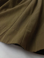 MARGARET HOWELL マーガレット・ハウエル HIGH DENSE COTTON TWILL SKIRT コットン 綿 100％ ツイル スカート カーキ 2 【中古】