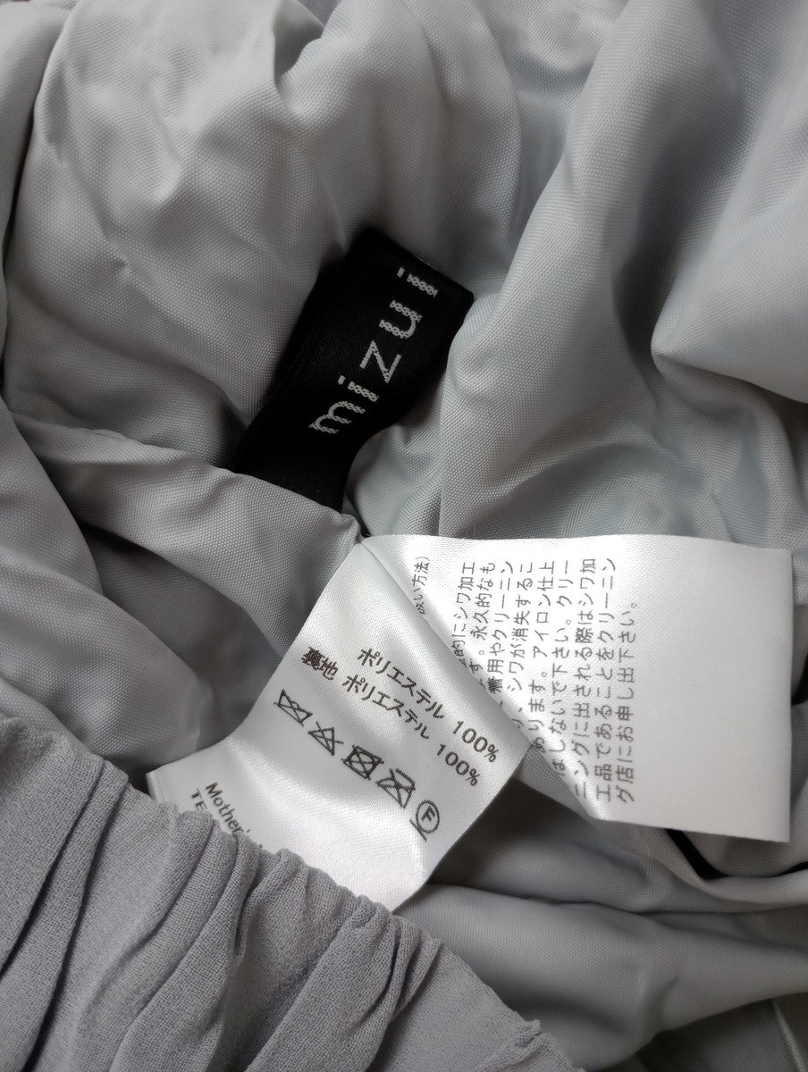 mizuiro ind ミズイロインド ワッシャー プリーツスカート ロング 【中古】