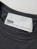 TICCA ティッカ フレンチ Tシャツ カットソー  トップス   グレー (18M＋3538) 【中古】
