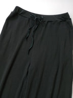 TICCA ティッカ スビンコットンリブパンツ  墨黒 F  【中古】