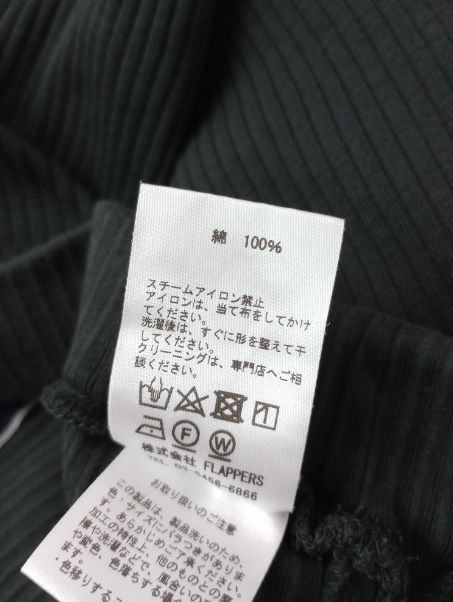 TICCA ティッカ スビンコットンリブパンツ  墨黒 F  【中古】