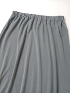 BATONER バトナー BEMBERG SKIRT フレアー ロング スカート グレー 2 【中古】
