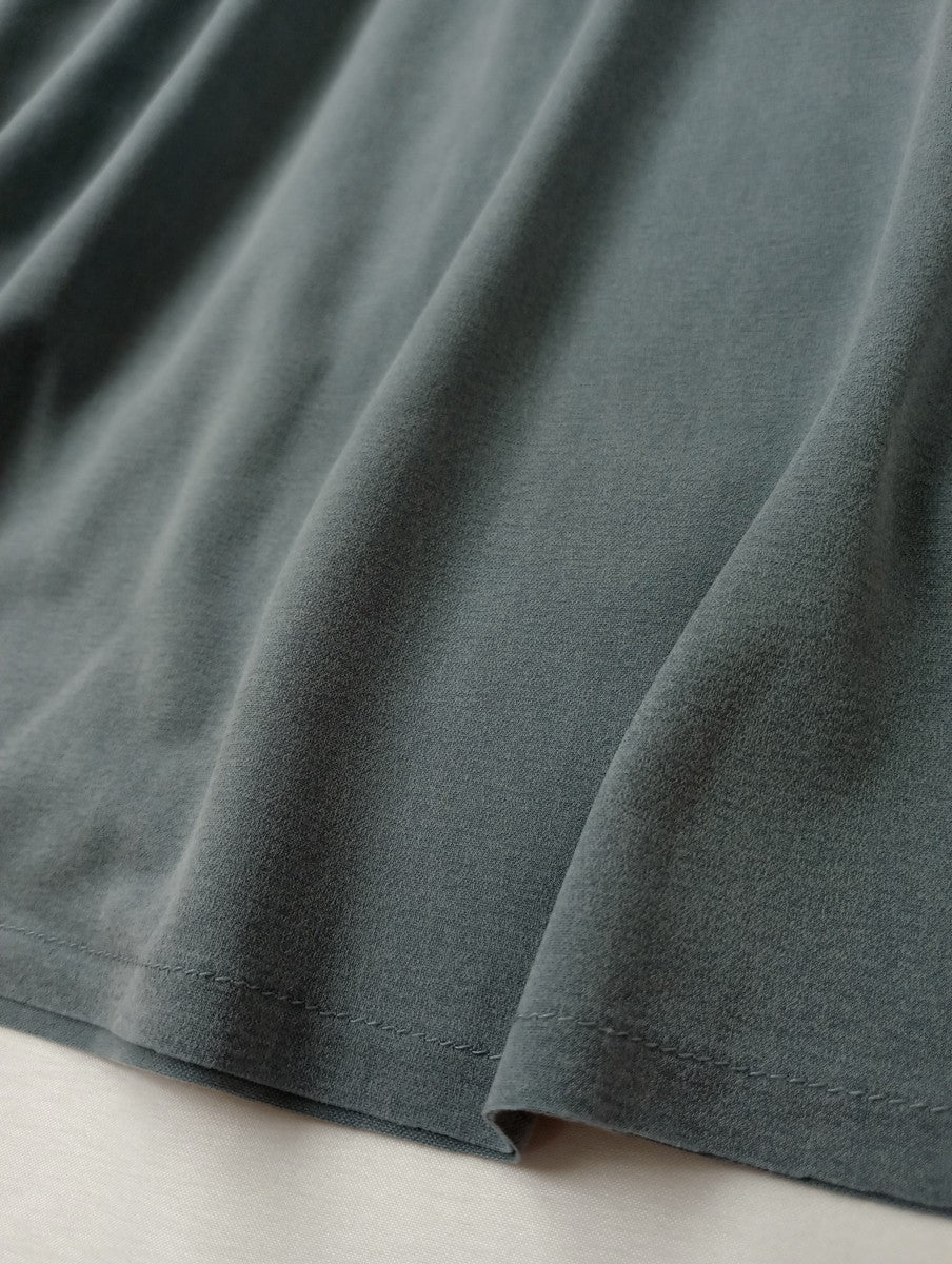BATONER バトナー BEMBERG SKIRT フレアー ロング スカート グレー 2 【中古】