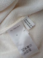 KURASHI & Trips PUBLISHING クラシ&トリップスパブリッシング 北欧暮らしの道具店 春がはじまる、絶妙Vネックのコットン 長袖 ニット トップス 白 【中古】
