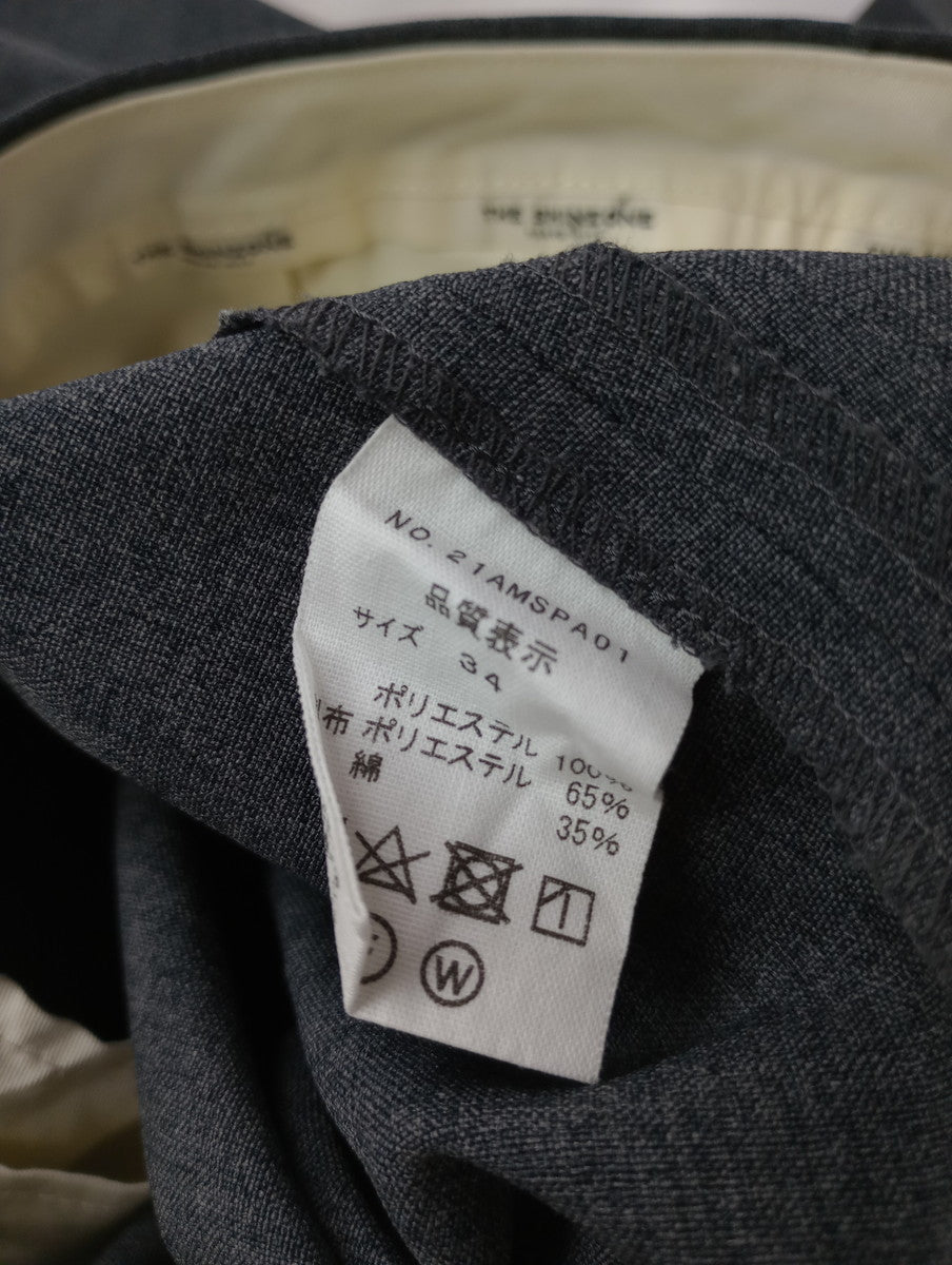 THE SHINZONE ザ シンゾーン CHRYSLER PANTS センター プレス クライスラーパンツ グレー 34【中古】