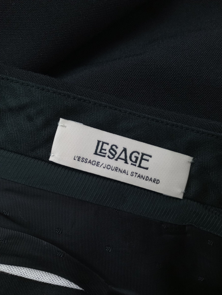 JOURNAL STANDARD L'ESSAGE ジャーナルスタンダード レサージュ POLY/VIS 2タック スラックスパンツ 38  【中古】