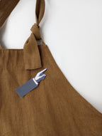 atelier naruse アトリエナルセ cotton farmers salopette pants コットン綿 100％ ファーマーズ サロペットパンツ オールインワンベージュ【中古】