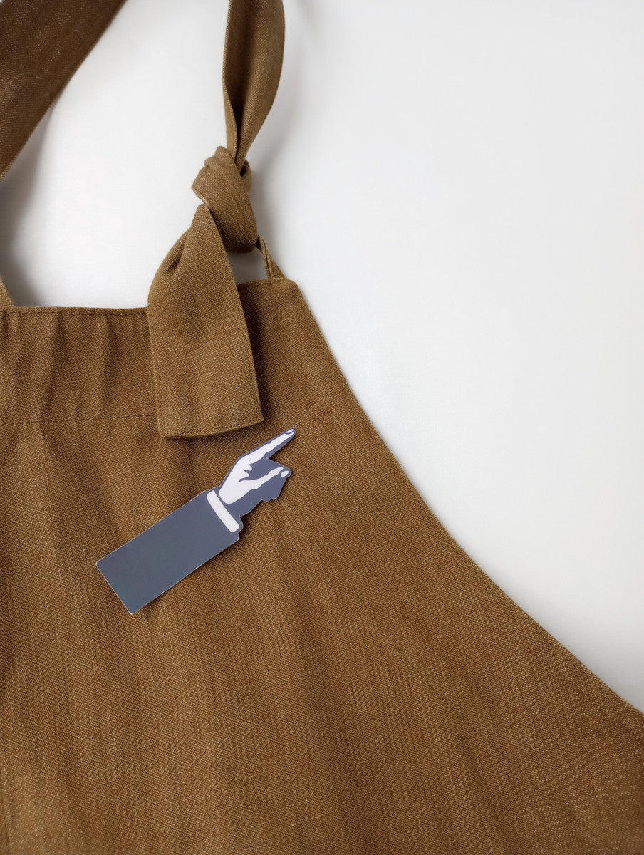 atelier naruse アトリエナルセ cotton farmers salopette pants コットン綿 100％ ファーマーズ サロペットパンツ オールインワンベージュ【中古】