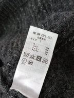 BATONER バトナー TWEEDY CREW NECK CARDIGAN ニットカーディガン グレー 2  【中古】