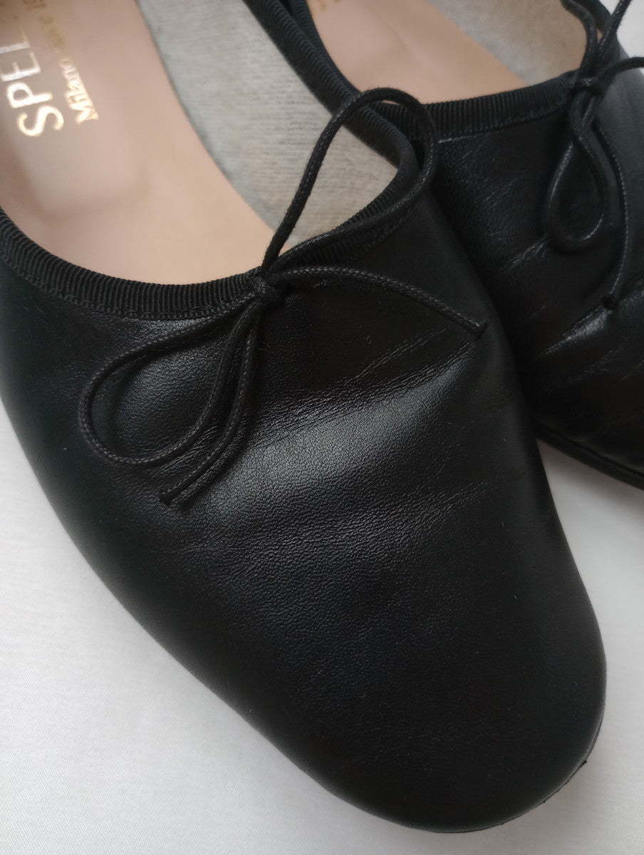 SPELTA  スペルタ OLGA フラット シューズ  パンプス 黒 ブラック 靴   37 1/2 【中古】