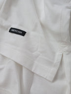 新品  AMERICANA アメリカーナ ポロカラーノースリーブ Tシャツ  トップス 白 (12M＋1135)