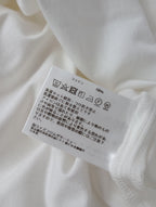 新品  AMERICANA アメリカーナ ポロカラーノースリーブ Tシャツ  トップス 白 (12M＋1135)