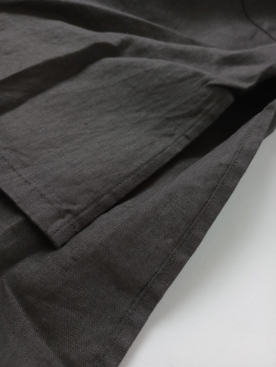 新品 TRAVAIL MANUELトラヴァイユマニュアル リネン 麻 100％ ロングカーディガン F