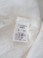 ICHI Antiquites イチアンティークス フレンチリネンシャツ トップス ブラウス チュニック 白 【中古】