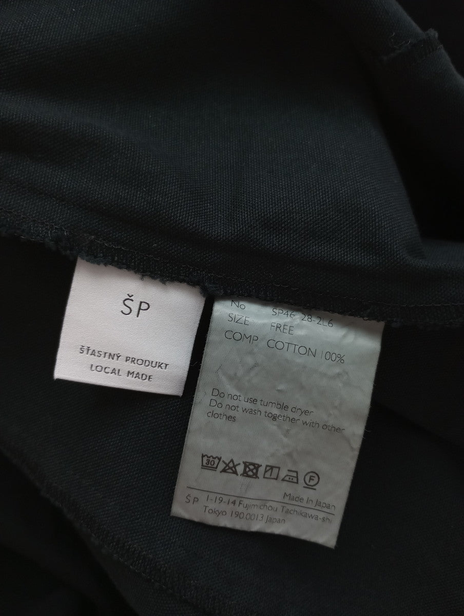 SP エシュペー HEAVY OX 前後2WAY ワンピース ロング 黒 ブラック FREE 【中古】