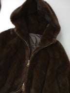 MY WHITE マイホワイト Deuxieme Classe ドゥーズィエム クラス 別注 ファー ブルゾン BROWN ジャケット アウター ブラウン   【中古】