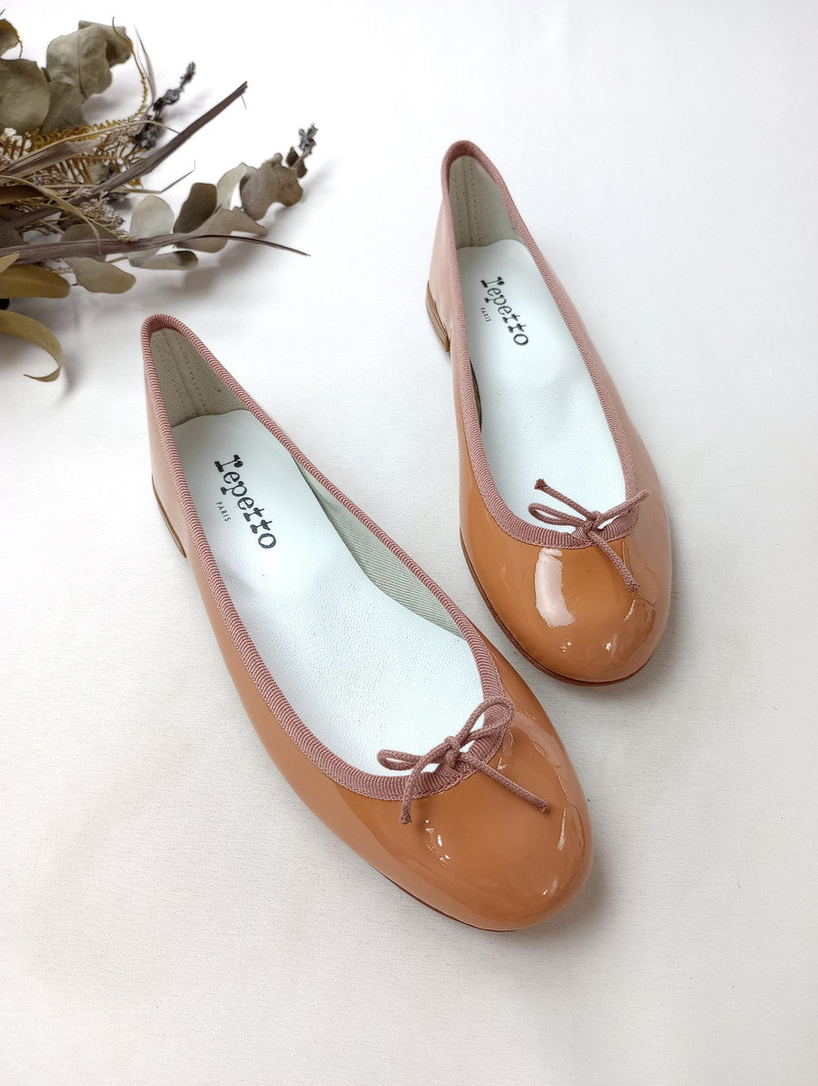 新品 repetto レペット バレエシューズ フラット パンプス 靴 くすみピンク 37