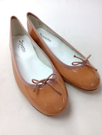 新品 repetto レペット バレエシューズ フラット パンプス 靴 くすみピンク 37