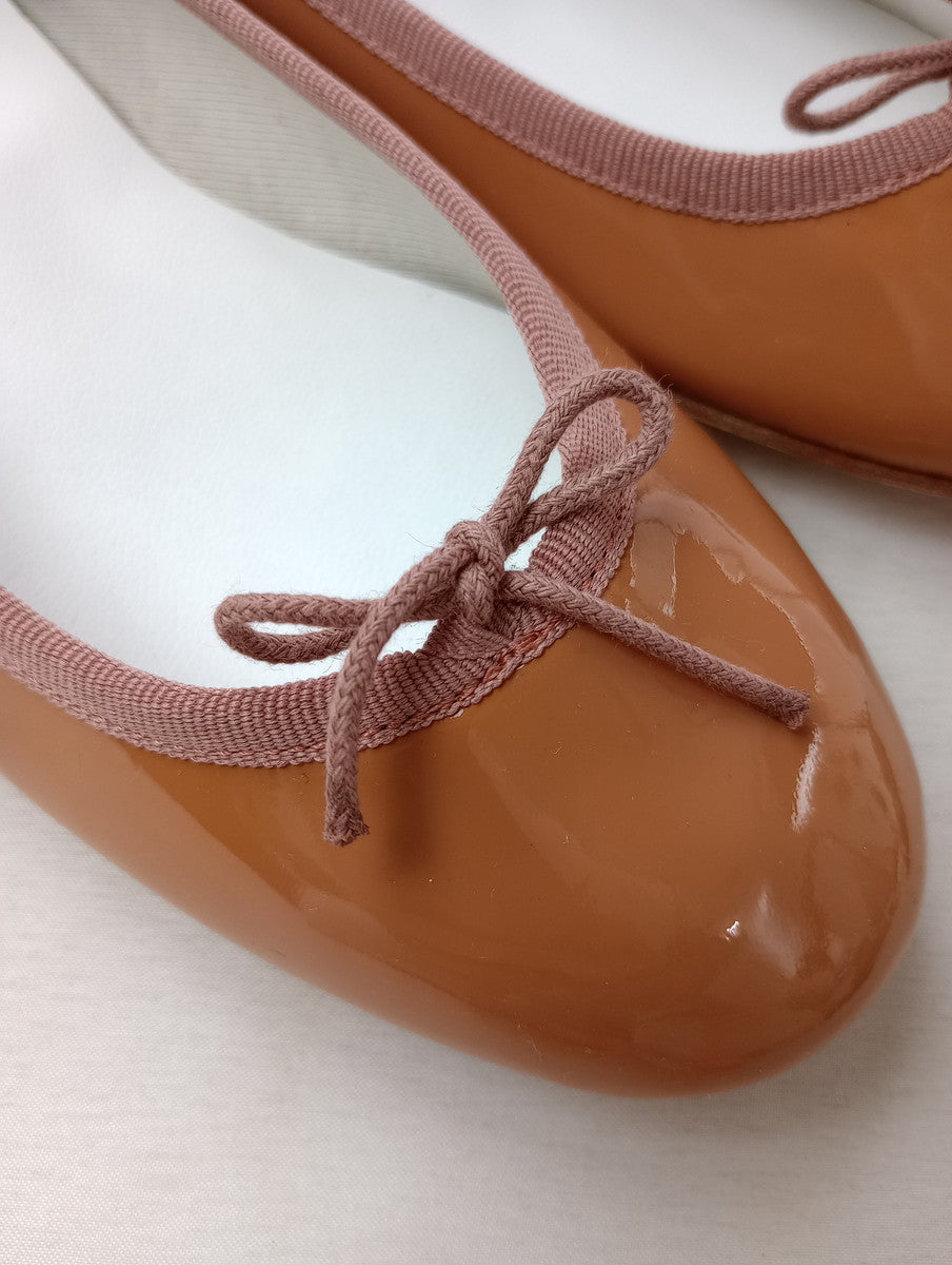 新品 repetto レペット バレエシューズ フラット パンプス 靴 くすみピンク 37
