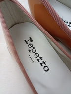 新品 repetto レペット バレエシューズ フラット パンプス 靴 くすみピンク 37