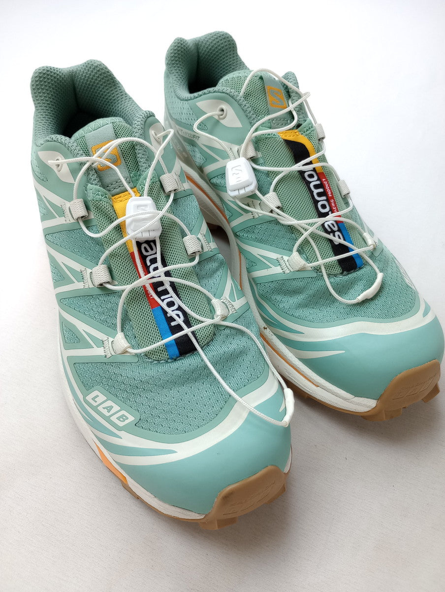 Salomon サロモン Xt-6 Granite Green グラニットグリーン スニーカー 靴 ブルー 24.5  【中古】