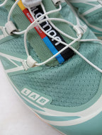 Salomon サロモン Xt-6 Granite Green グラニットグリーン スニーカー 靴 ブルー 24.5  【中古】