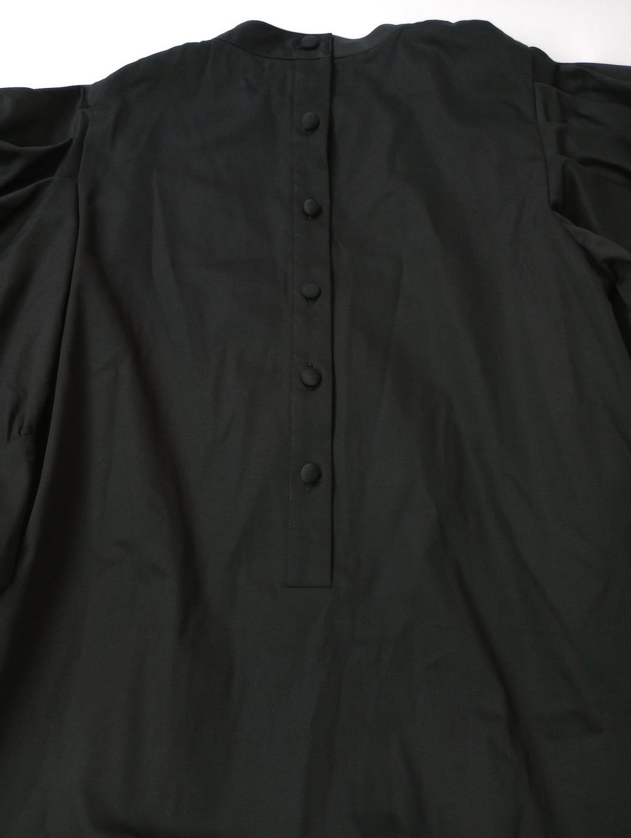 新品 JOHN ジョン Mutton Sleeve Dress マトンスリーブドレス ワンピース ロング マキシ 黒 ブラック M   【中古】